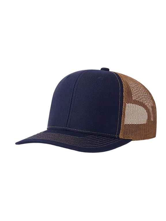 Unisex Trucker Cap Mesh Back Adjustable Blank Sport Hat Blank Plain Casual Cap One Size
