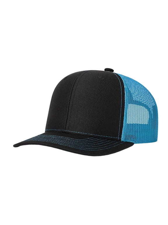 Unisex Trucker Cap Mesh Back Adjustable Blank Sport Hat Blank Plain Casual Cap One Size