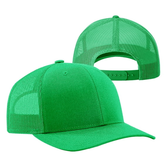 Unisex Trucker Hat Snapback Mesh Back Adjustable Cap One Size Fits Most Baseball