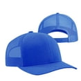 thumbnail image 1 of Unisex Trucker Hat Snapback Mesh Back Adjustable Cap One Size Fits Most Baseball, 1 of 3