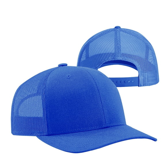 Unisex Trucker Hat Snapback Mesh Back Adjustable Cap One Size Fits Most Baseball