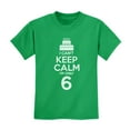 thumbnail image 1 of Unisex Tstars 6th Birthday T-Shirt - Unique Birthday Gift - I Can't Keep Calm I'm 6 Graphic Tee - Ideal for Celebrating Six-Year-Old Birthday - Kids Party Celebration Shirt - 4T Green, 1 of 6