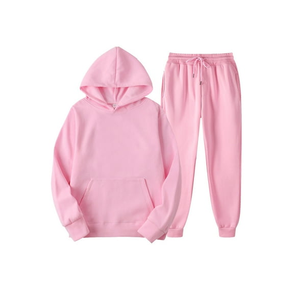 Unisex Two Piece Set Casual Tracksuit Running Sportswear 2022 Fall Winter Sets Clearance Outfits Men's And Women's Long Sleeve Pullover Hoodies Sweatshirt Sweatpants Suit