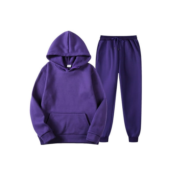 Unisex Two Piece Set Casual Tracksuit Running Sportswear 2022 Fall Winter Sets Clearance Outfits Men's And Women's Long Sleeve Pullover Hoodies Sweatshirt Sweatpants Suit