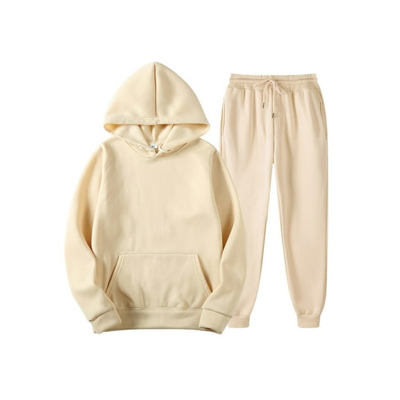 Unisex Two Piece Set Casual Tracksuit Running Sportswear 2022 Fall Winter Sets Clearance Outfits Men's And Women's Long Sleeve Pullover Hoodies Sweatshirt Sweatpants Suit