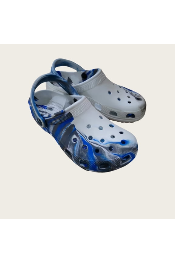 Unisex Two-Tone Lightweight Clog Shoes, Breathable Outdoor Slip-On Casual Clogs for Men & Women, Versatile Comfortable Walking Sandals, Easy-Wear Everyday Footwear