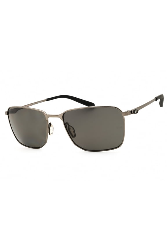 UA SCEPTER 2/G 06LBM9 58mm Rectangle Sunglasses Men's Ruthenium