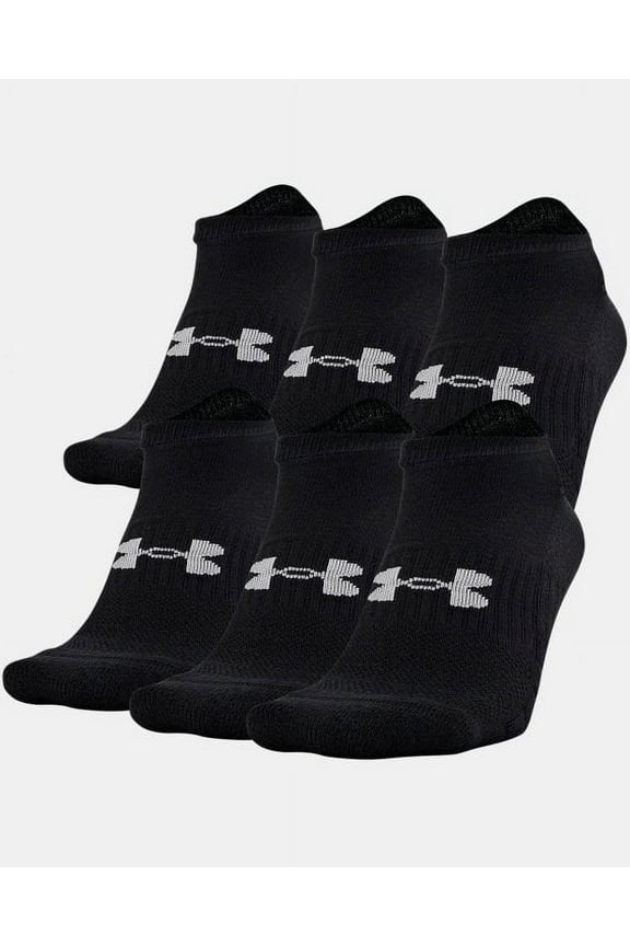 Unisex UA Training Cotton No Show 6-Pack Socks