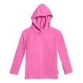 thumbnail image 1 of Unisex UPF 50+ Long Sleeve Hooded Rashguard | Medium Pink, 1 of 4