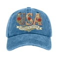 thumbnail image 1 of Unisex USA 250th Anniversary Floral Print Distressed Washed Baseball Cap 250 Years Of Freedom Patriotic Adjustable Dad Hat Multi Color Options 1776-2026 America Patriotic Hats For Men Women, 1 of 7