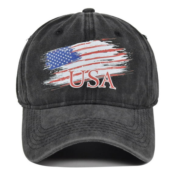 Unisex USA Baseball Cap Fashion Retro Baseball Cap Funny Print Adjustable Peaked Cap Outdoor Sports Couple Hats Adjustable Curved Brim Hats Sun