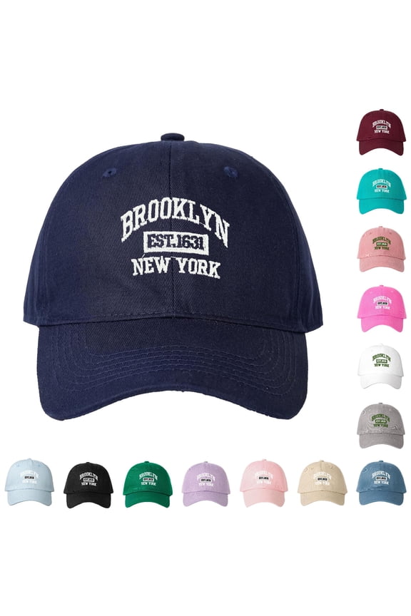 Unisex USA City Hat Embroidery Washed Distressed Co Tton Baseball Cap Adjustable Hat Man Hat for Men