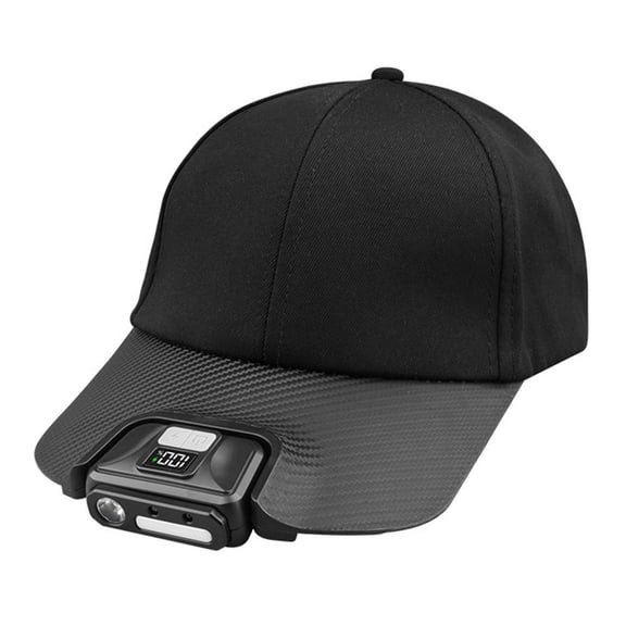 Unisex USB Rechargeable LED Light Emitting Inductive Stylish Hat Headlamp for Night Running Cycling and Outdoor Sports Activities