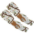 thumbnail image 1 of Unisex UV Sun Protection Arm Sleeves, Cooling Sleeves Tropical Funny Sloth, Arm Cover Shield for Outdoor Sports, Long Arm Cover for Indoor Outdoor, 1 of 6