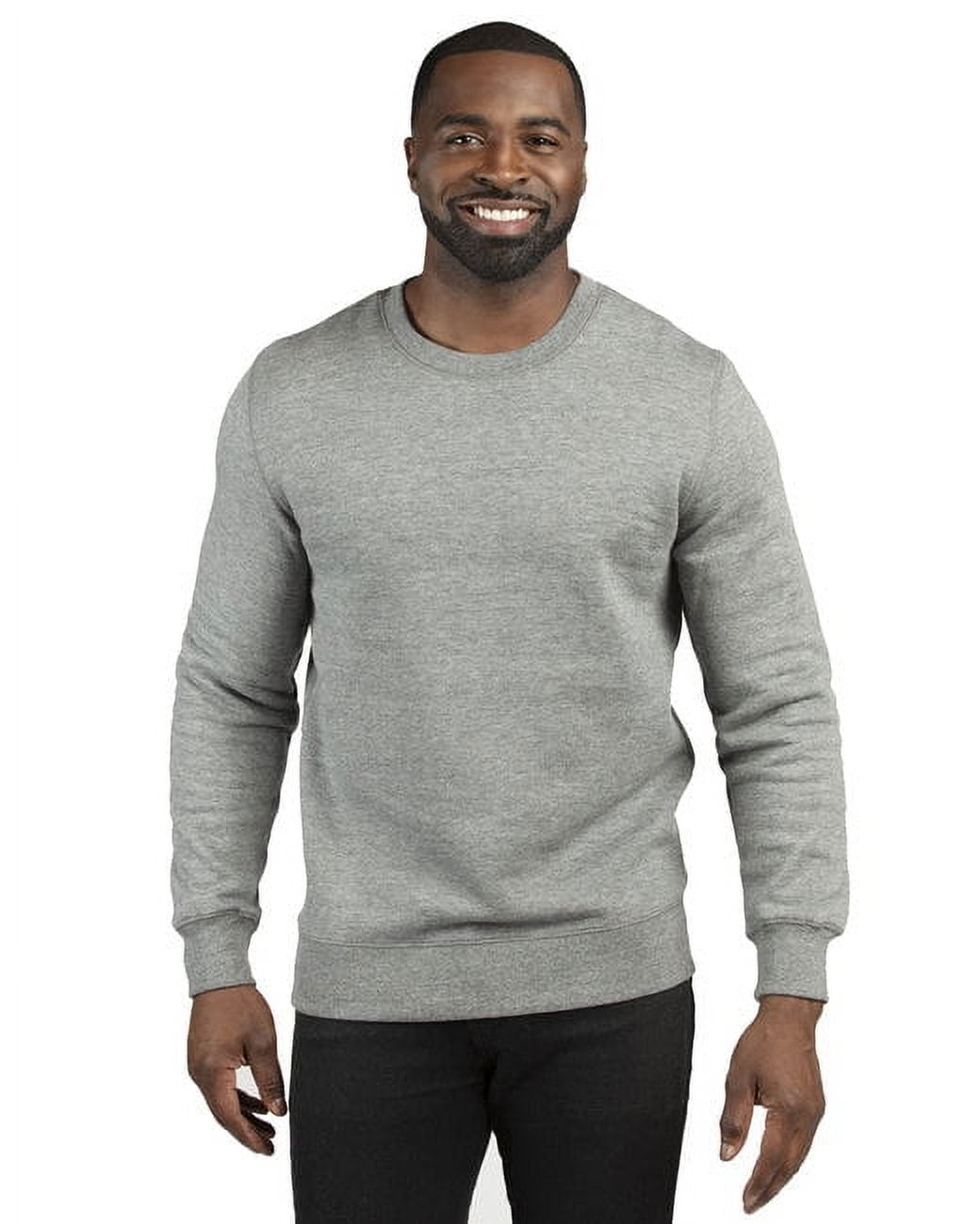 Heather grey crewneck cheap