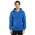 thumbnail image 1 of Unisex Ultimate Fleece Full-Zip Hooded Sweatshirt - ROYAL - S, 1 of 3