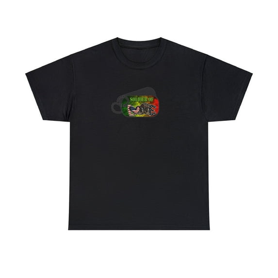 Unisex Ultra Cotton/Black Pride T-shirt/Soldier of love/S-5XL WH,BLK,GREY