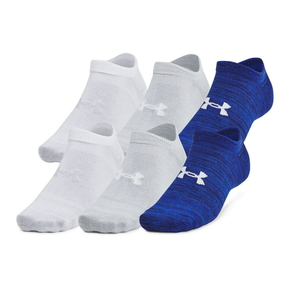Under Armour Unisex Men Women Essential No-show Socks, 6-Pairs, M;L