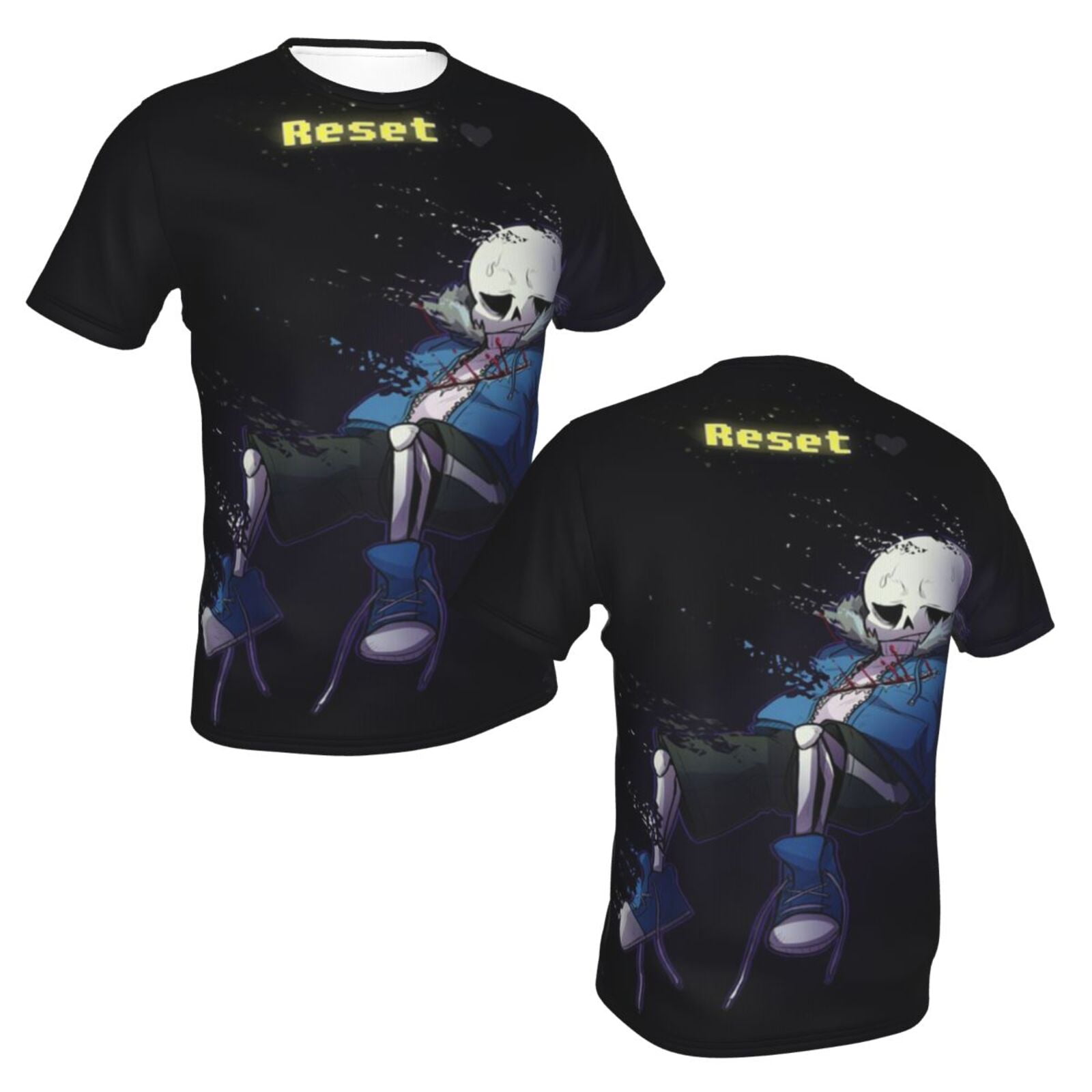 Unisex Undertale Sans T Shirts 3d Printed Short Sleeve Shirts Casual