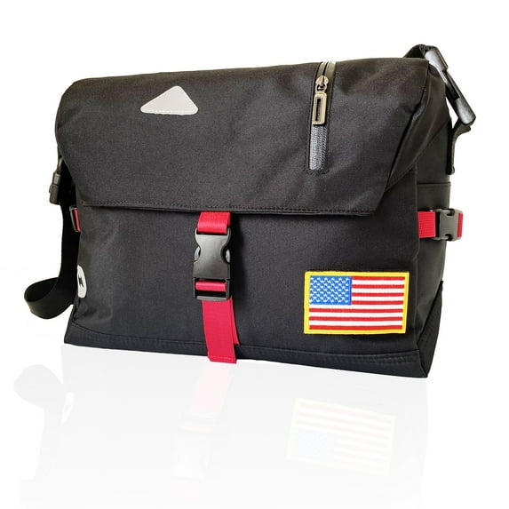 Unisex Urban Satchel Messenger Bag, Premium Multi Travel Shoulder Crossbody Shoulder Cycling Bag Schoolbag Bookbag Sling bag