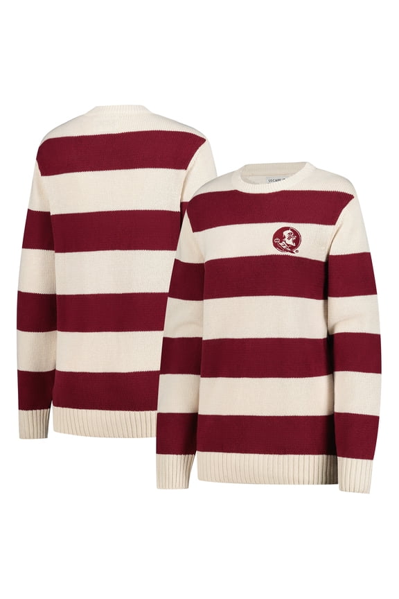 Unisex Uscape Apparel Cream Florida State Seminoles Renew Knit Stadium Sweater