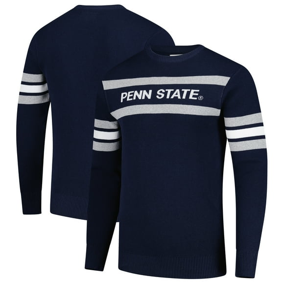Unisex Uscape Apparel Navy Penn State Nittany Lions Renew Knit Vintage Pullover Sweater
