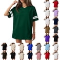 thumbnail image 1 of Unisex V Neck Football Jerseys Short Sleeve Blank Athletic Game Practice Uniforms Khaki M, 1 of 6