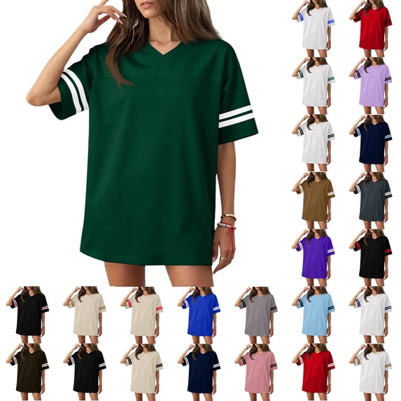 Unisex V Neck Football Jerseys Short Sleeve Blank Athletic Game Practice Uniforms Khaki M