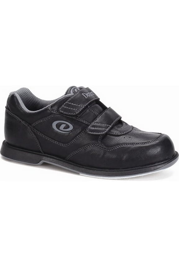 V Strap Black Men's Bowling Shoes, Size 14