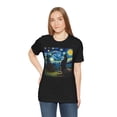 thumbnail image 1 of Unisex Van Gogh Starry Night Cat Shirt, 1 of 7