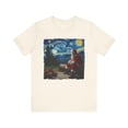 thumbnail image 1 of Unisex Van Gogh Starry Night Santa Claus Christmas Shirt, 1 of 7