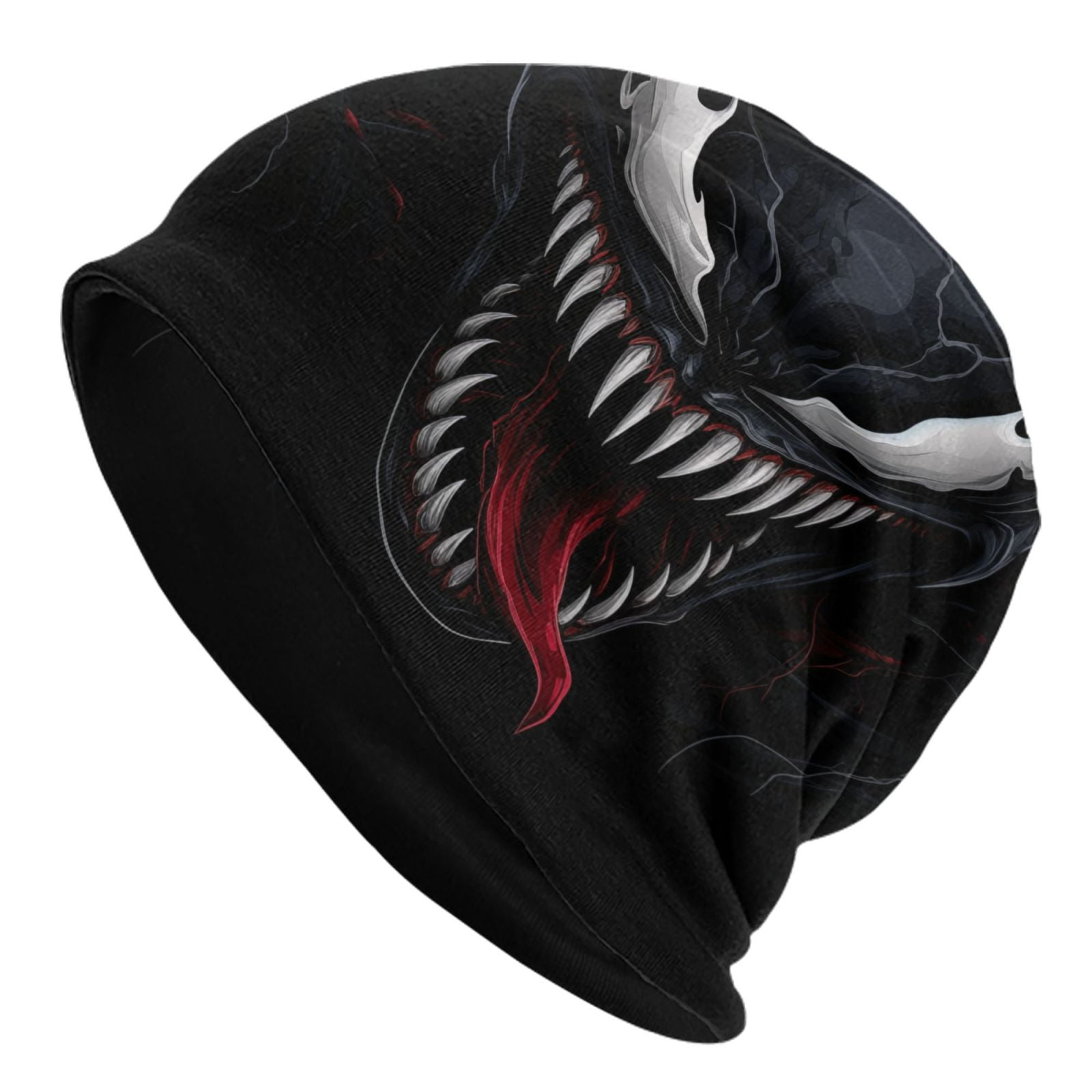 Unisex Venom Beanie Hat For Men Women Slouchy Fashion Skull