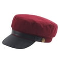 thumbnail image 1 of Unisex Vintage Beret Cap Flat Top Breathable Comfortable Everyday Hat, 1 of 2