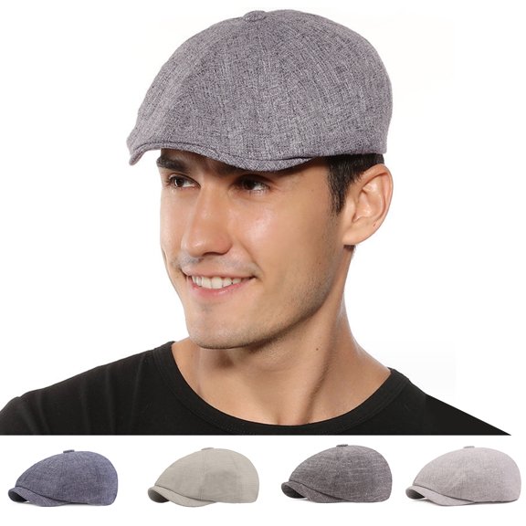 Unisex Vintage Beret Hat Solid Color Short Peaked Soft Lightweight Newsboy Hat Winter Spring Hip Hop Cap Advanced Hat