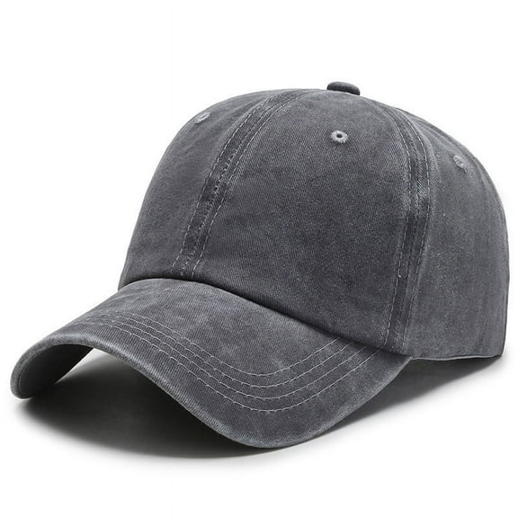 Unisex Vintage Cotton Washed Baseball Caps, Unstructured Low Profile Adjustable Distressed Dad Hat for Men Women