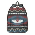 thumbnail image 1 of Unisex Vintage Style Backpack, Bohemian Print Rucksack with Front Pocket, Lightweight Daypack for School University Work Commute Vacation, Ideal Gift Idea, 1 of 5