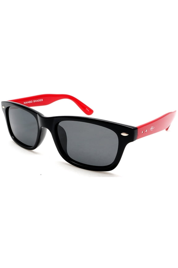 Unisex Vintage Style Polarized Horn Rimmed Sunglasses - Rick & Liz