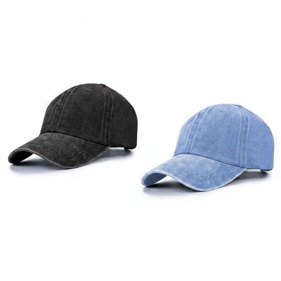 Unisex Vintage Washed Distressed Baseball Cap, Retro Adjustable Dad Hat for Men Women