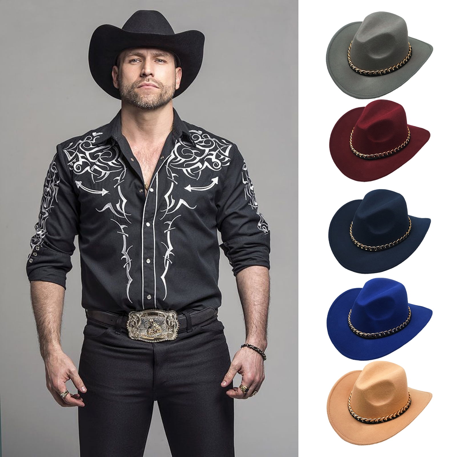 Vintage Western Cowboy Hat With Wide Brim For Men And Women Perfect For  Casual Nordic Outdoor Wear From Sapphirejewelry, $4.53