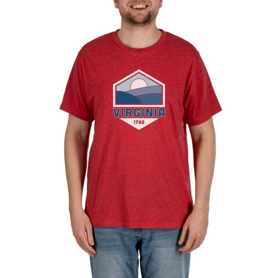 Unisex Virginia State Graphic Tee, Triblend T-Shirt from Home Free, Sizes S-2XL
