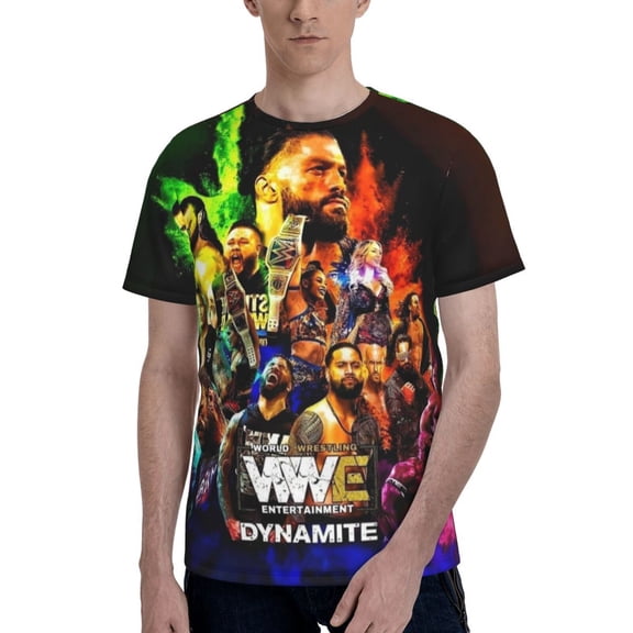 Unisex W Wres-Tler WE T Shirts For Men Women Short Sleeve Shirts 3D Graphics Tees Shirt