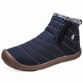 thumbnail image 1 of Unisex Warm Ankle Boot Plush Lined Snow Boots Mens Slip-on Comfortable Work, 1 of 8