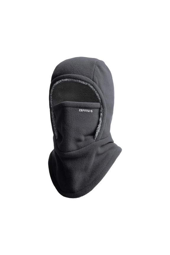 Unisex Warm Neck Gaiter Mask Trapper Hat for Skiing Skateboarding Thick Windproof Ushanka Hat for Cold Weather