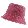 thumbnail image 1 of Unisex Washed Denim Bucket Hat Adjustable Lightweight Design for Casual Outdoor Activities and Sun Comfortable Fit for All Seasons, 1 of 5