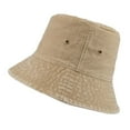 thumbnail image 1 of Unisex Washed Denim Bucket Hat Adjustable Lightweight Design for Casual Outdoor Activities and Sun Comfortable Fit for All Seasons, 1 of 5