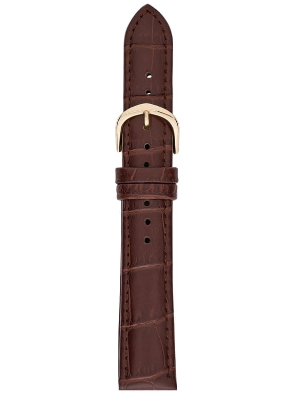 Unisex Watch Band Croc Brown