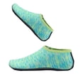thumbnail image 1 of Unisex Water Shoes, Soft Sole Grip Design Swim Socks for Beach, Snorkeling, Surfing, Pool, and Outdoor Water Activities, Lightweight Socks for Men, Women Green L, 1 of 2