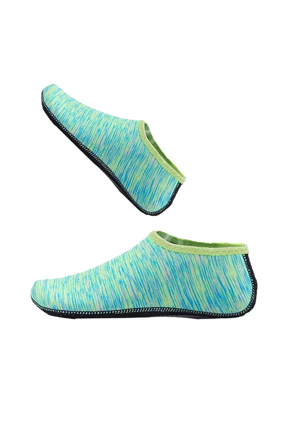 Unisex Water Shoes, Soft Sole Grip Design Swim Socks for Beach, Snorkeling, Surfing, Pool, and Outdoor Water Activities, Lightweight Socks for Men, Women Green XXL