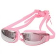 thumbnail image 1 of Unisex Waterproof Anti-fog Silicone UV Protection Adjustable Swimming Goggles, 1 of 1