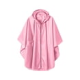 thumbnail image 1 of Unisex Waterproof Hooded Rain Poncho Jacket with Pockets for Women Men Adults Outdoor Camping Hiking Travel, 1 of 4
